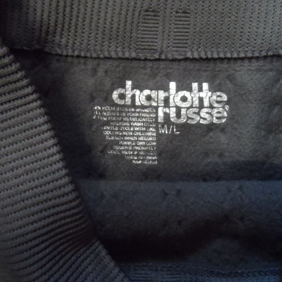 Gray Charlotte Russe Gray Legging- Size M/L - Picture 3 of 7